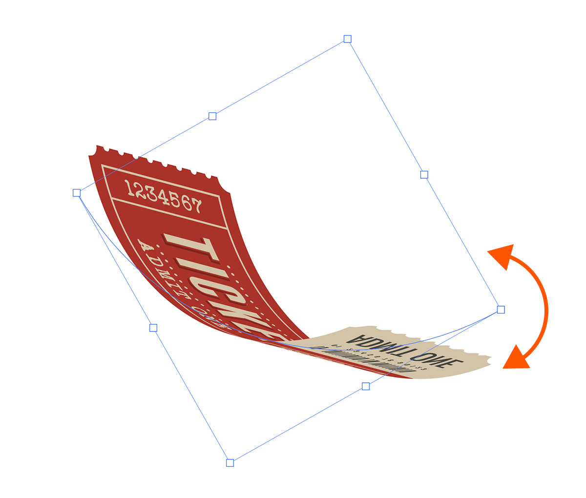 選択ツールで3Dを回転